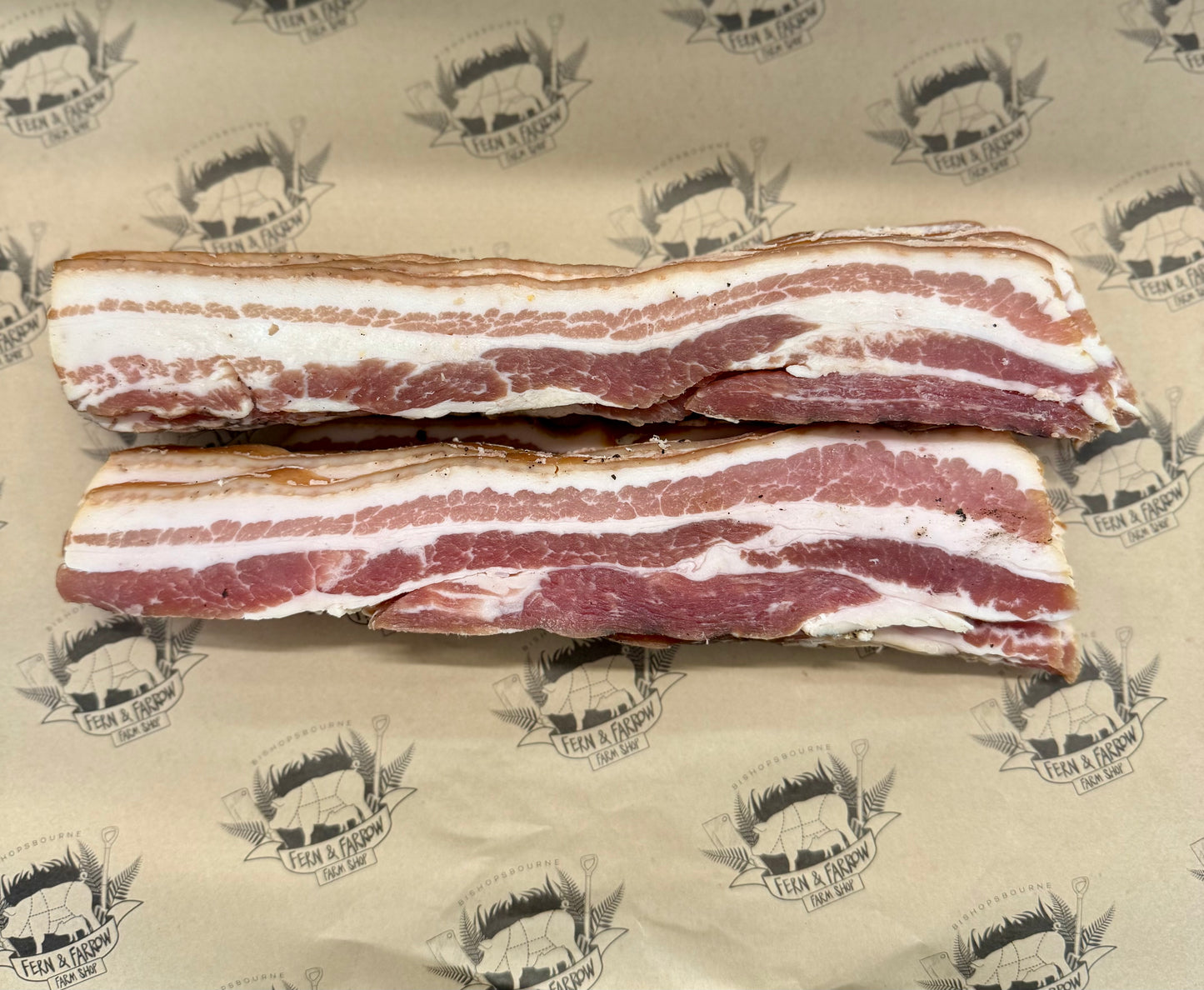 Free range dry cured smoked streaky bacon- 12 rashers